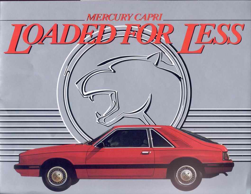 1985 Mercury Capri GS Mailer